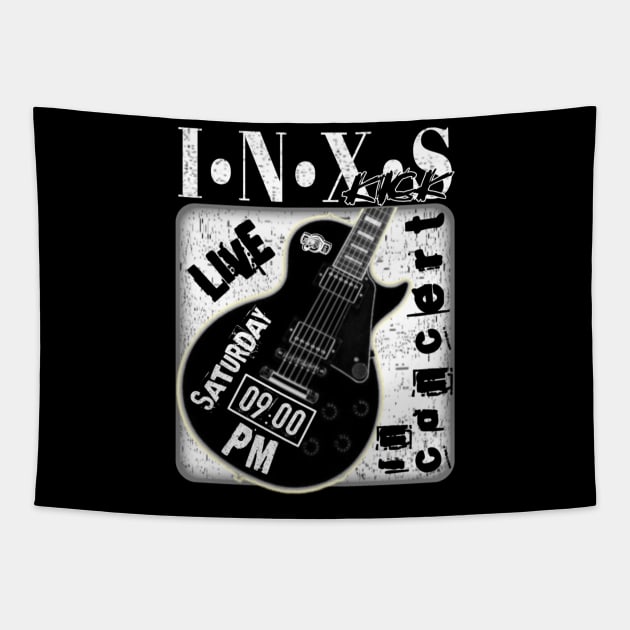 Inxs kick guitar Tapestry by Cinema Productions