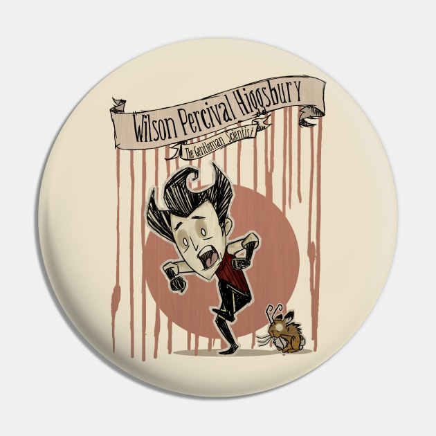 Don't Starve- Wilson Pin by Visual_Discord