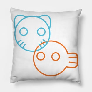 The Amazing World of Gumball - Gumball & Darwin Minimalist Pillow