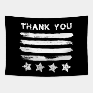 Veterans Day : Remembering Those Who Served Honorably in the United States Armed Forces  in White Type on a dark background Tapestry