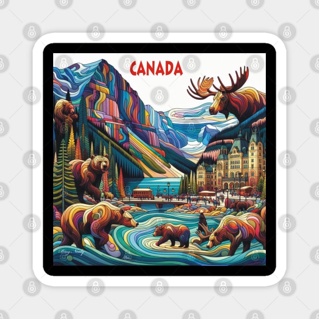 Visit Canada eh . Magnet by Canadaman99