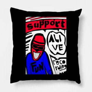 support alive recording Pillow