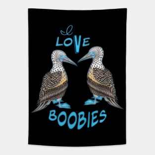 I Love Boobies Tapestry