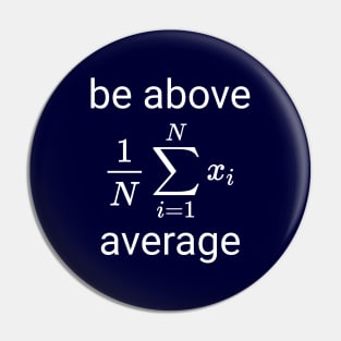 Be Above Average Math Formula Pin