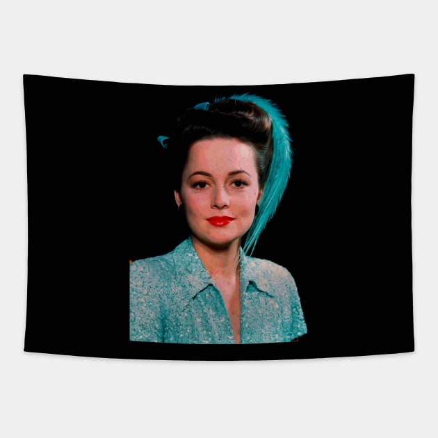 olivia de havilland Tapestry by iceiceroom