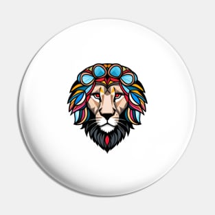 Lion Face T - Shirt Pin