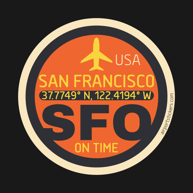 San Francisco mode X airport badge by Woohoo