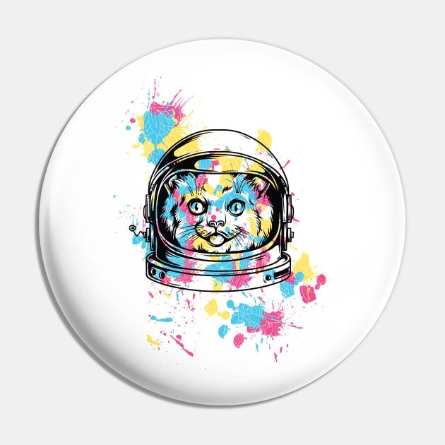 splashed astronaut cat Pin by Transcendexpectation