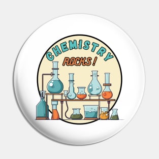 Chemistry Rocks Pin