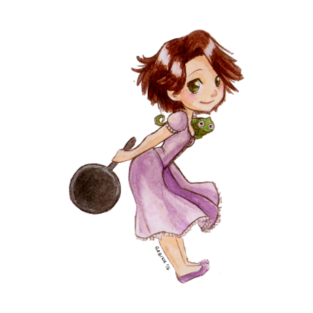 Rapunzel Short Hair T Shirts Teepublic