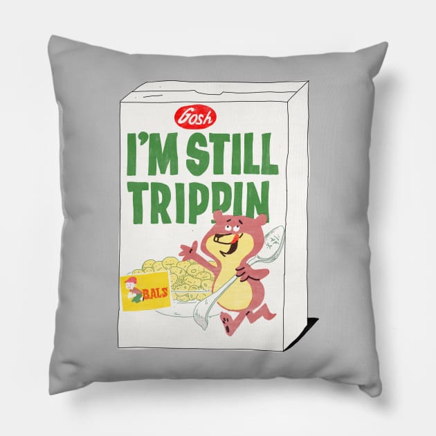 tripping Pillow by mathiole