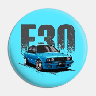 Classic E30 Gang (Ocean Blue) Pin