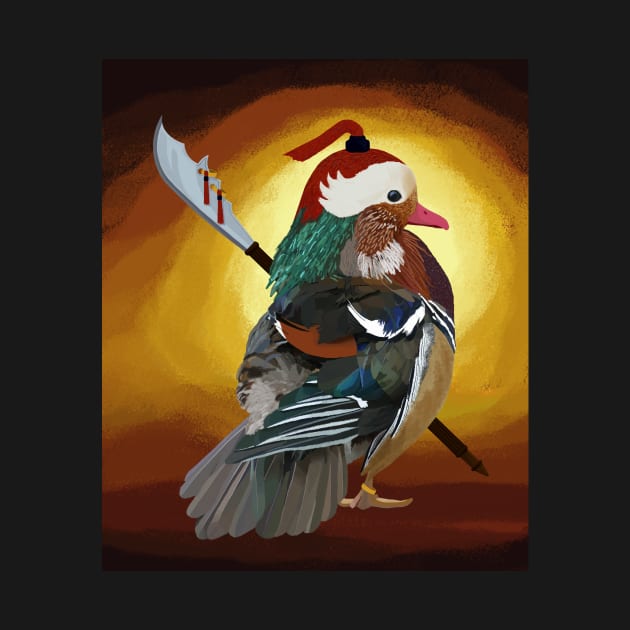 Warrior Duck by artsandherbs