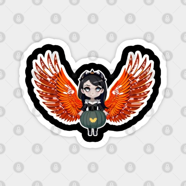 angel or satan Magnet by Sun