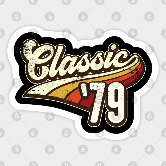 41 Years Old 41st Birthday Gift With Retro Graphic 40th Birthday Ideas Sticker Teepublic