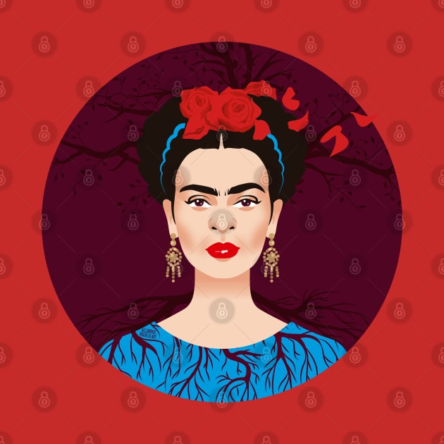 Frida 2.0 by AlejandroMogolloArt