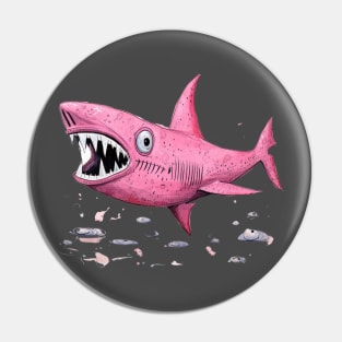 Cute Pink Shark Pin