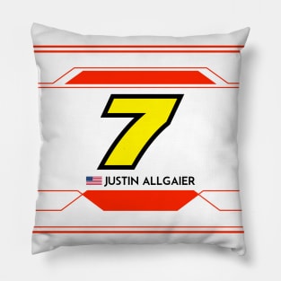 Justin Allgaier #7 2023 NASCAR Design Pillow