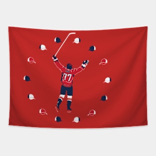 T.J. Oshie Hat Trick Tapestry