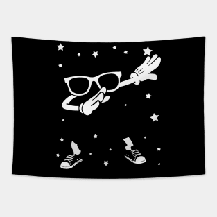 dabbing kids funny star Tapestry