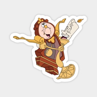 Lumiere and Cogsworth Magnet