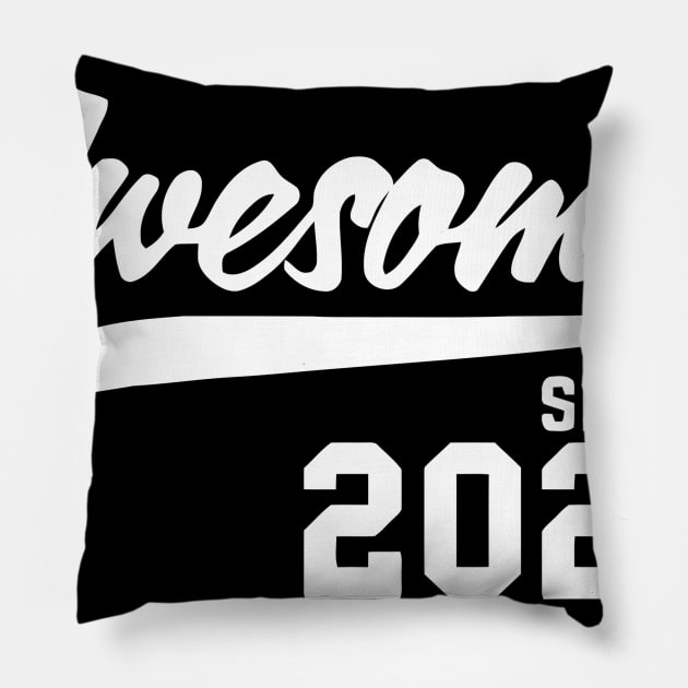 Awesome Since 2020 Pillow by Ramateeshop