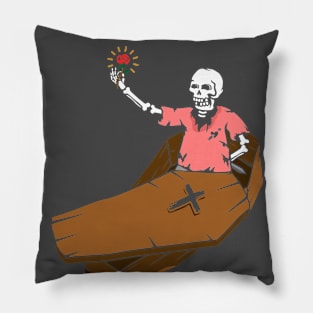 Skull true love until die Pillow