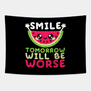 Watermelon smile Tapestry