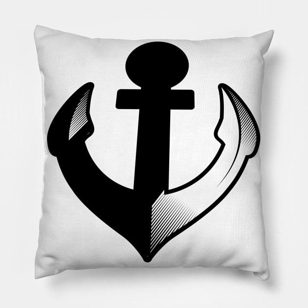 anchor Pillow by FromBerlinGift