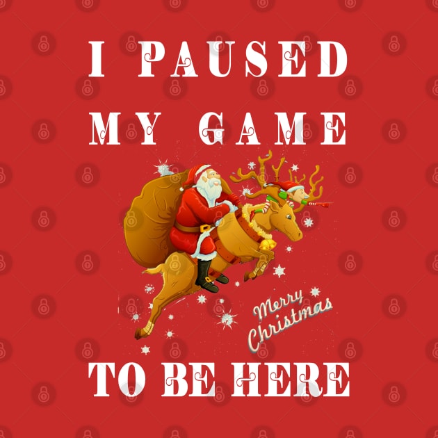 I Paused My Game To Be Here by baha2010