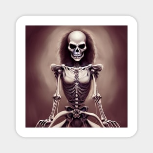 Ballet Skeleton Gothic Dancing Bones Magnet