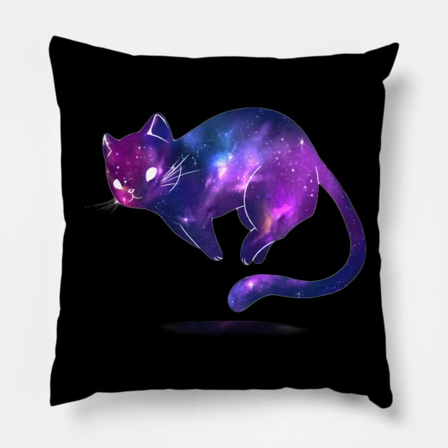 cool cat Pillow by janvimar