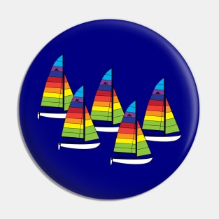 Hobie 16 Catamaran Sailboat Pin