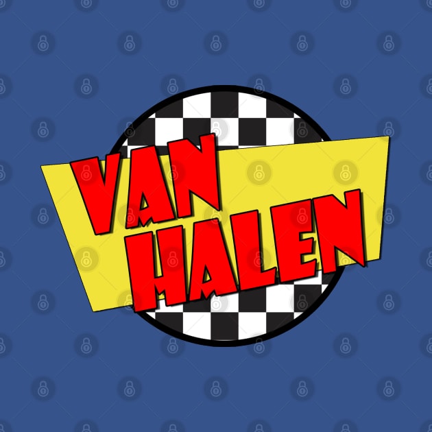 Van Halen - Fast Times Style Logo by RetroZest