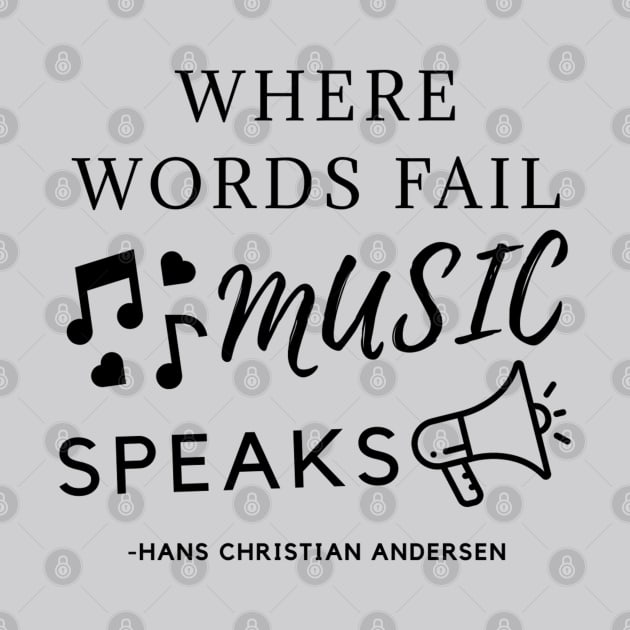 Where Words Fail Music Speaks by Lucy