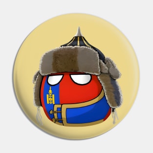 Mongolia Polandball Pin