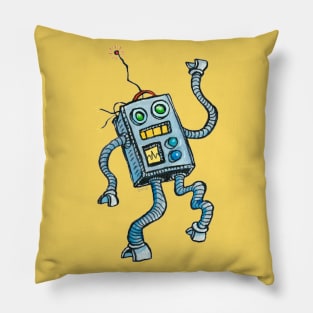 Boogie Down Bot the Dancing Robot Pillow