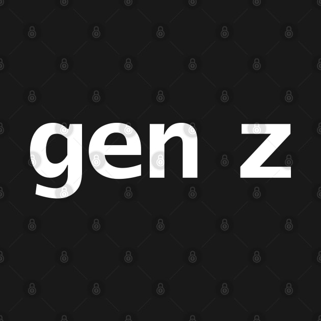 Gen Z Minimal Typography by ellenhenryart