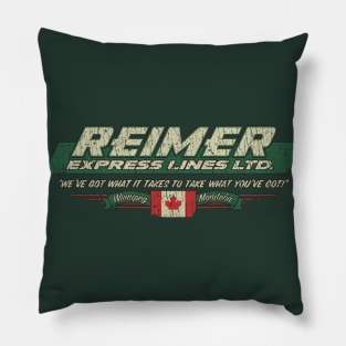 Reimer Express Lines What it Takes 1952 Pillow