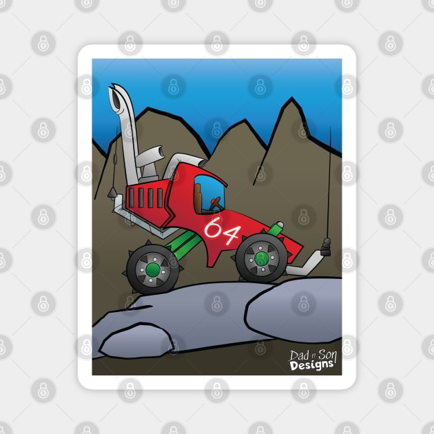 Rock Climbing Buggy Magnet by Dad n Son Designs