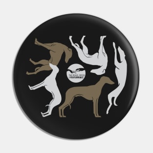 CAMO SIGN (BROWN) FOR SIGHTHOUND LOVERS Pin