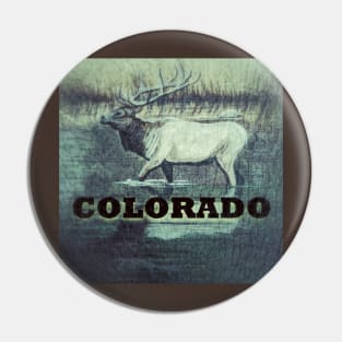 Colorado Elk Pin