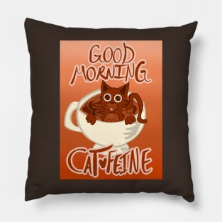 Good Morning Cat•Feine V50 Pillow