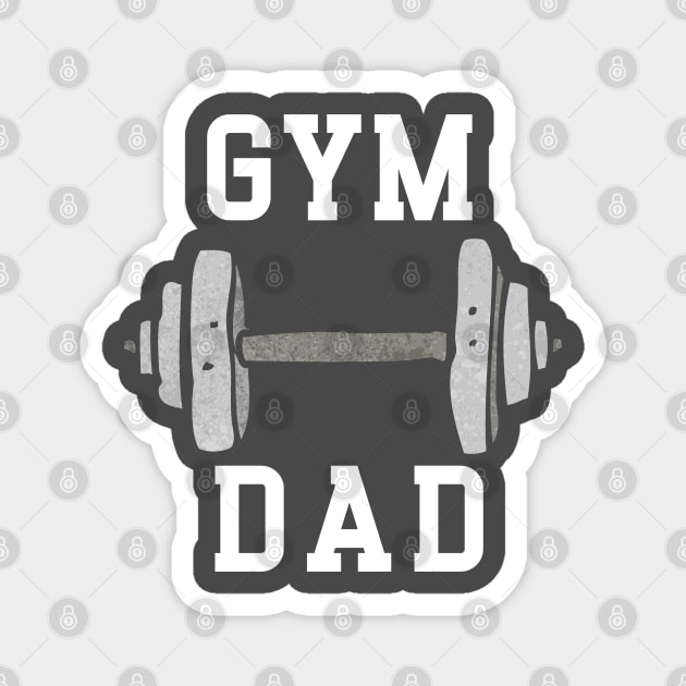 Gym Dad Magnet by Doddle Art