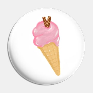 Yummy Ice cream print for true fan Pin