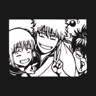 Gintama Gintoki Kagura Shinpachi Sadaharu T-Shirt