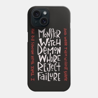 Sticks and Stones Phone Case