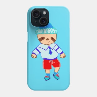 Sammy the silly sloth. Phone Case