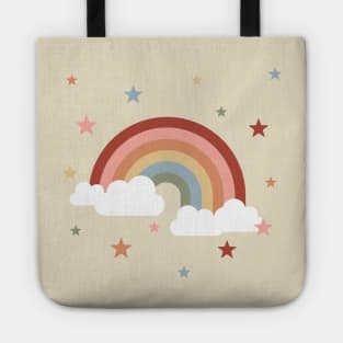 Earth tribe rainbow Tote