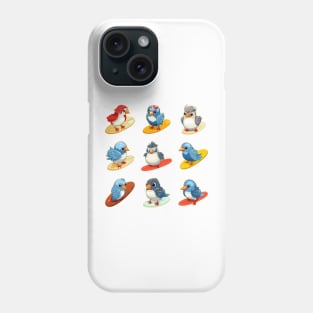 Surfing Birds Phone Case